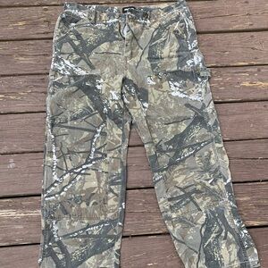 RSQ Men's Camouflage Cargo Pants - Green and Brown